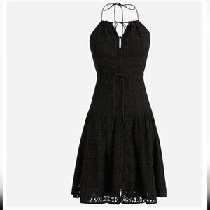 J Crew | Halter Eyelet dress